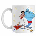 Casa si Gradina - Bucatarie si vesela - Cani si pahare - Cani si cesti - Cana Aladdin Duhul Lampii Genie Lamp Aladin Duh, alba, 330ml - Infinity.ro