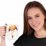 Casa si Gradina - Bucatarie si vesela - Cani si pahare - Cani si cesti - Cana Avatar Dragon Phoenix Korra Airbender, alba, 330ml - Infinity.ro