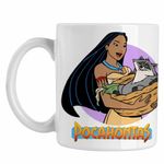 Casa si Gradina - Bucatarie si vesela - Cani si pahare - Cani si cesti - Cana Pocahontas Meeko, alba, 330ml - Infinity.ro