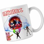 Casa si Gradina - Bucatarie si vesela - Cani si pahare - Cani si cesti - Cana Fish it Pescar Roblox Sea Monster, alba, 330ml - Infinity.ro