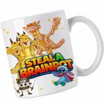 Casa si Gradina - Bucatarie si vesela - Cani si pahare - Cani si cesti - Cana Roblox Steal a Brainrot Dragon Meme, alba, 330ml - Infinity.ro
