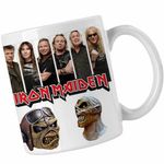 Casa si Gradina - Bucatarie si vesela - Cani si pahare - Cani si cesti - Cana Iron Maiden All Gang Heavy Metal, alba, 330ml - Infinity.ro