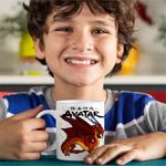Casa si Gradina - Bucatarie si vesela - Cani si pahare - Cani si cesti - Cana Avatar Dragon Fang Roku Anime Airbender, alba, 330ml - Infinity.ro