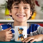 Casa si Gradina - Bucatarie si vesela - Cani si pahare - Cani si cesti - Cana Paw Patrol Chase Patrula Catelusilor Politist, CoolTrend, alba, 330ml - Infinity.ro