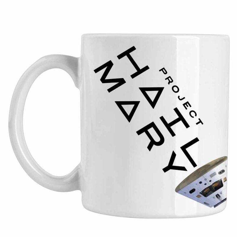 Casa si Gradina - Bucatarie si vesela - Cani si pahare - Cani si cesti - Cana Project Hail Mary Spaceship Tau Ceti, alba, 330ml - Infinity.ro