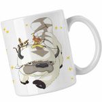 Casa si Gradina - Bucatarie si vesela - Cani si pahare - Cani si cesti - Cana Avatar Airbender Appa Maestru Aerului Momo, alba, 330ml - Infinity.ro