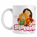 Casa si Gradina - Bucatarie si vesela - Cani si pahare - Cani si cesti - Cana Surorile Aventuri The Sisters, CoolTrend, alba, 330ml - Infinity.ro