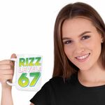 Casa si Gradina - Bucatarie si vesela - Cani si pahare - Cani si cesti - Cana Six Seven Rizz Level 67 CoolTrend, alba, 330ml - Infinity.ro
