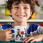 Casa si Gradina - Bucatarie si vesela - Cani si pahare - Cani si cesti - Cana Kendama Huntrix Zootopia Demon Hunters Judy K-pop CoolTrend, alba, 330ml - Infinity.ro