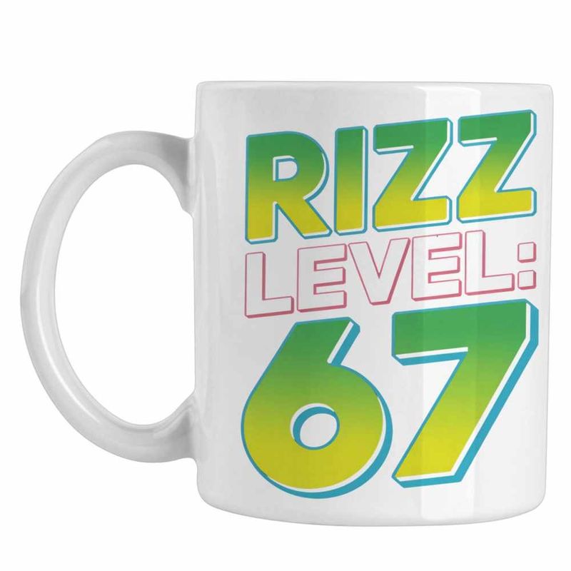 Casa si Gradina - Bucatarie si vesela - Cani si pahare - Cani si cesti - Cana Six Seven Rizz Level 67 CoolTrend, alba, 330ml - Infinity.ro