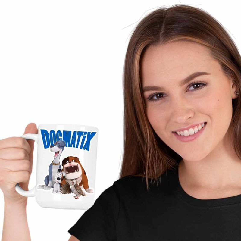 Casa si Gradina - Bucatarie si vesela - Cani si pahare - Cani si cesti - Cana Dogmatix Galia Aventuri Franta, CoolTrend, alba, 330ml - Infinity.ro
