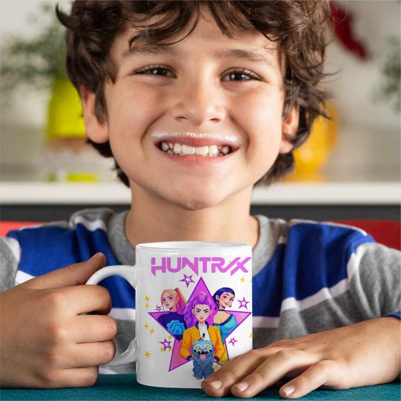 Casa si Gradina - Bucatarie si vesela - Cani si pahare - Cani si cesti - Cana Huntrix Legends Kpop CoolTrend, alba, 330ml - Infinity.ro