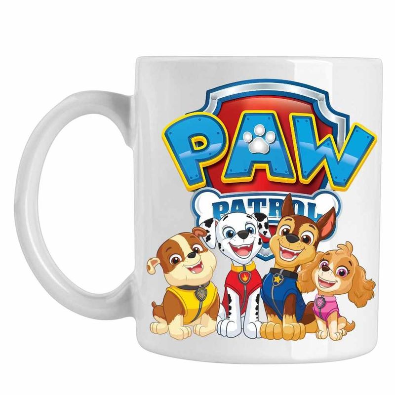 Casa si Gradina - Bucatarie si vesela - Cani si pahare - Cani si cesti - Cana Paw Patrol Desene Animate Patrula Catelusilor, CoolTrend, alba, 330ml - Infinity.ro