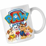 Casa si Gradina - Bucatarie si vesela - Cani si pahare - Cani si cesti - Cana Paw Patrol Desene Animate Patrula Catelusilor, CoolTrend, alba, 330ml - Infinity.ro
