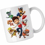 Casa si Gradina - Bucatarie si vesela - Cani si pahare - Cani si cesti - Cana Paw Patrol Aventuri Patrula Catelusilor, CoolTrend, alba, 330ml - Infinity.ro