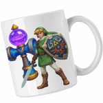 Casa si Gradina - Bucatarie si vesela - Cani si pahare - Cani si cesti - Cana Kendama Legend of Zelda Cavaler Epic Battle CoolTrend, alba, 330ml - Infinity.ro