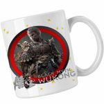 Casa si Gradina - Bucatarie si vesela - Cani si pahare - Cani si cesti - Cana Wukong Black Myth Warrior Monkey, alba, 330ml - Infinity.ro