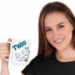Casa si Gradina - Bucatarie si vesela - Cani si pahare - Cani si cesti - Cana Hilda Twig Vulpe Alba Trolberg, alba, 330ml - Infinity.ro