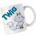 Casa si Gradina - Bucatarie si vesela - Cani si pahare - Cani si cesti - Cana Hilda Twig Vulpe Alba Trolberg, alba, 330ml - Infinity.ro