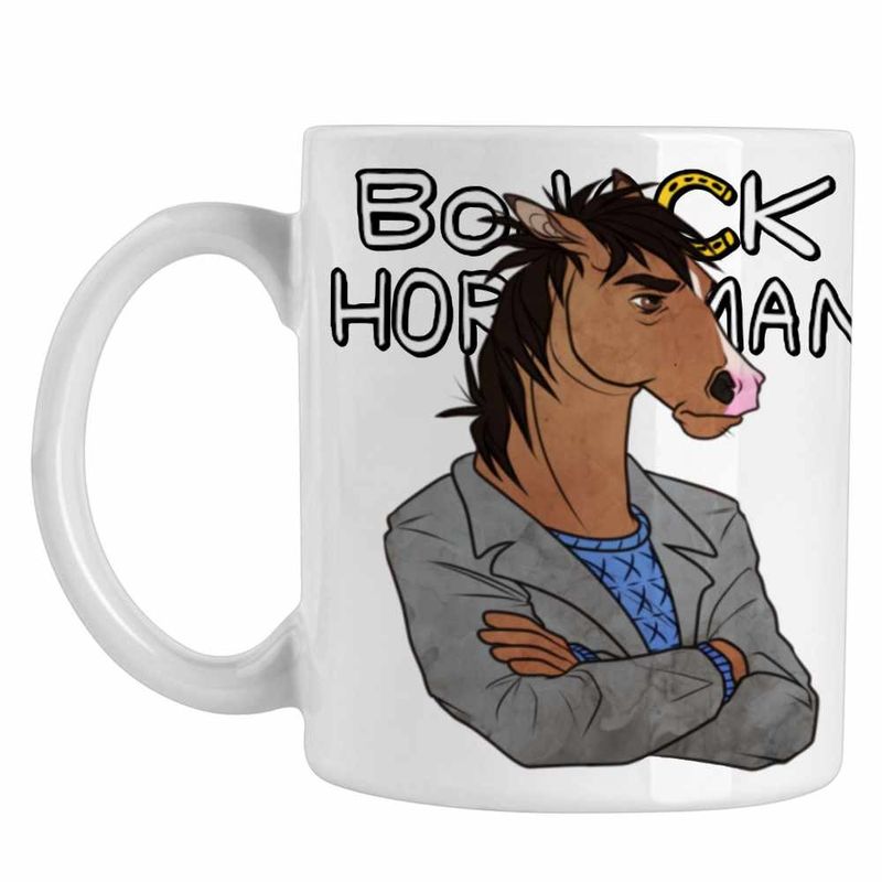 Casa si Gradina - Bucatarie si vesela - Cani si pahare - Cani si cesti - Cana BoJack Horseman Costum CoolTrend, alba, 330ml - Infinity.ro
