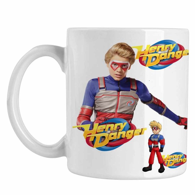 Casa si Gradina - Bucatarie si vesela - Cani si pahare - Cani si cesti - Cana Henry Danger Aventuri, CoolTrend, alba, 330ml - Infinity.ro
