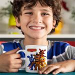 Casa si Gradina - Bucatarie si vesela - Cani si pahare - Cani si cesti - Cana FNAF All Team Five Nights at Freddy Horror Halloween CoolTrend, alba, 330ml - Infinity.ro