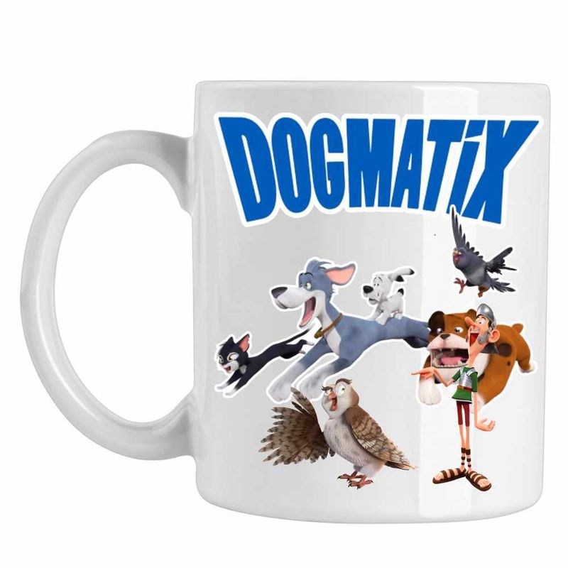 Casa si Gradina - Bucatarie si vesela - Cani si pahare - Cani si cesti - Cana Dogmatix Dream Team Asterix Obelix, CoolTrend, alba, 330ml - Infinity.ro