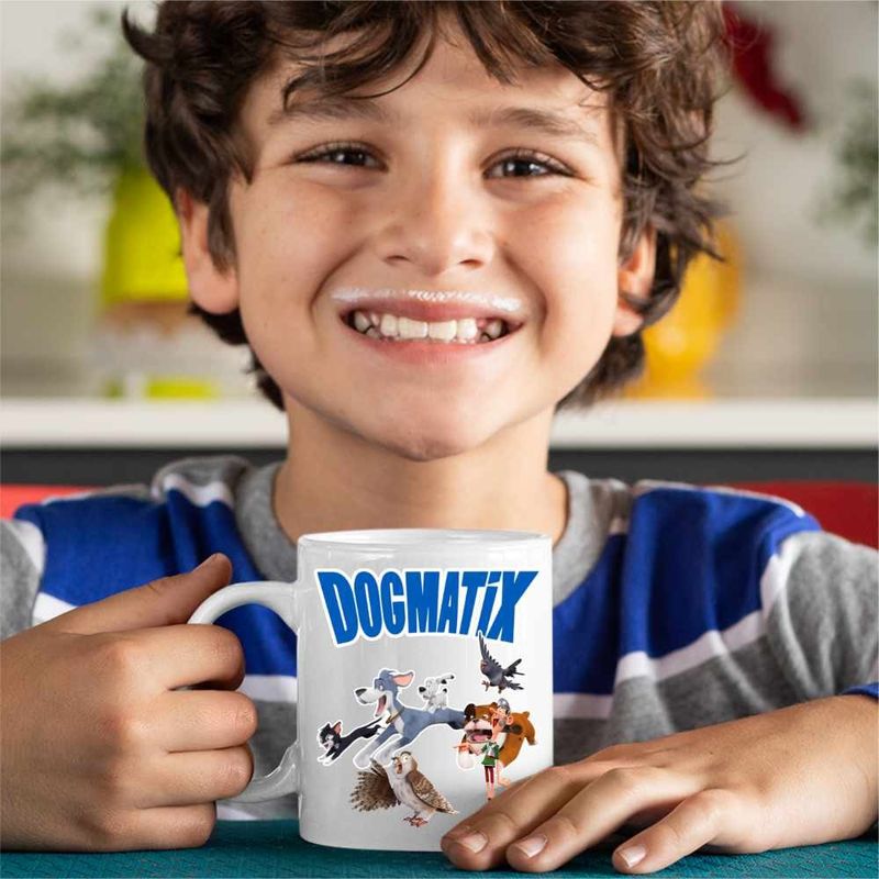 Casa si Gradina - Bucatarie si vesela - Cani si pahare - Cani si cesti - Cana Dogmatix Dream Team Asterix Obelix, CoolTrend, alba, 330ml - Infinity.ro