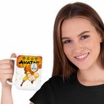 Casa si Gradina - Bucatarie si vesela - Cani si pahare - Cani si cesti - Cana Avatar Last Airbender Legenda lui Aang, alba, 330ml - Infinity.ro