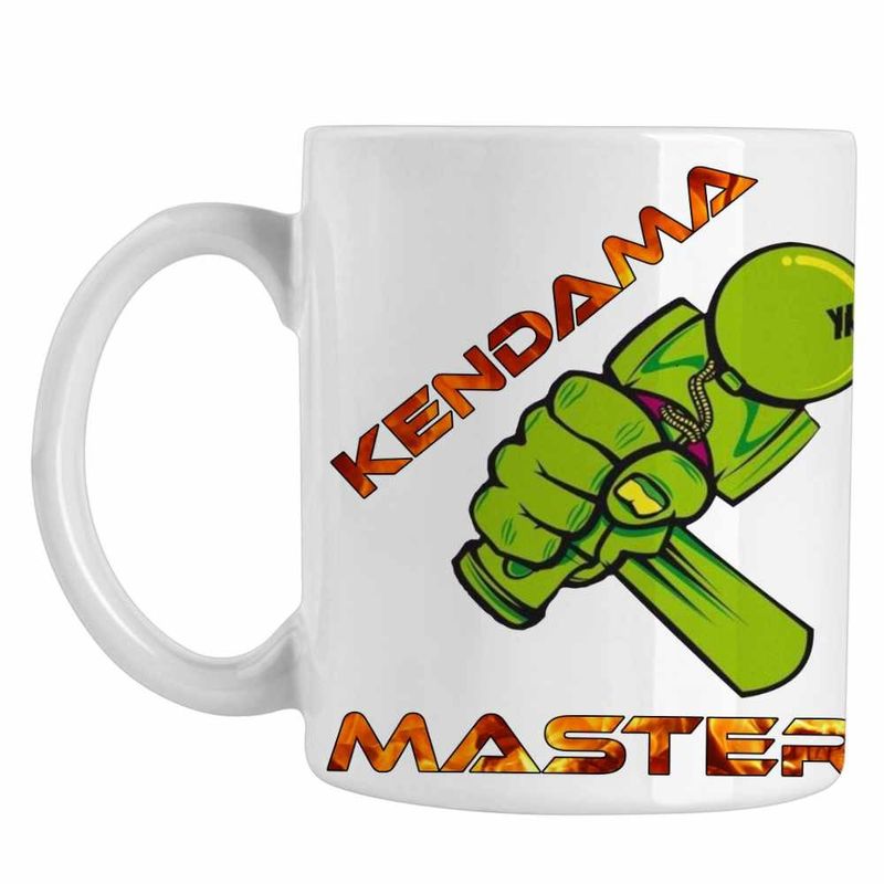Casa si Gradina - Bucatarie si vesela - Cani si pahare - Cani si cesti - Cana Kendama Master Legend Jucator CoolTrend, alba, 330ml - Infinity.ro