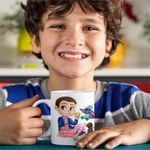 Casa si Gradina - Bucatarie si vesela - Cani si pahare - Cani si cesti - Cana Stranger Things Jane Eleven Desene Cartoon CoolTrend, alba, 330ml - Infinity.ro