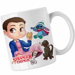Casa si Gradina - Bucatarie si vesela - Cani si pahare - Cani si cesti - Cana Stranger Things Jane Eleven Desene Cartoon CoolTrend, alba, 330ml - Infinity.ro