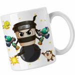 Casa si Gradina - Bucatarie si vesela - Cani si pahare - Cani si cesti - Cana Kendame Italian Brainrot Capuccino Assasino CoolTrend, alba, 330ml - Infinity.ro