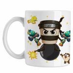Casa si Gradina - Bucatarie si vesela - Cani si pahare - Cani si cesti - Cana Kendame Italian Brainrot Capuccino Assasino CoolTrend, alba, 330ml - Infinity.ro