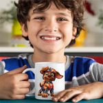 Casa si Gradina - Bucatarie si vesela - Cani si pahare - Cani si cesti - Cana Paw Patrol Zuma Patrula Catelusilor, CoolTrend, alba, 330ml - Infinity.ro