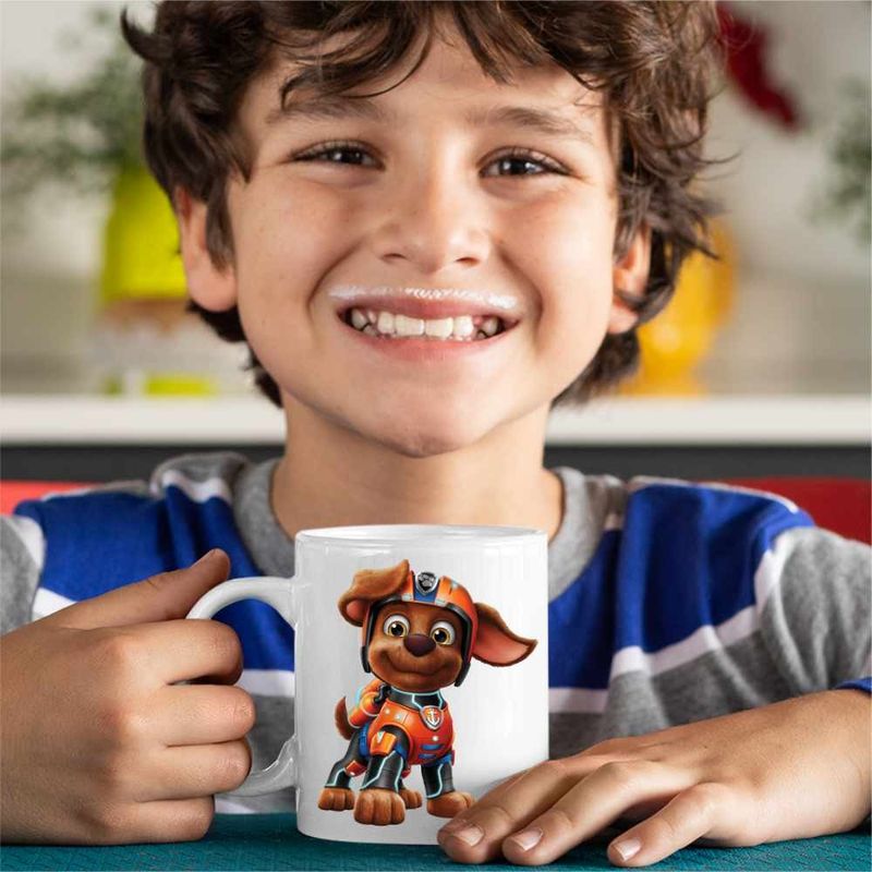 Casa si Gradina - Bucatarie si vesela - Cani si pahare - Cani si cesti - Cana Paw Patrol Zuma Patrula Catelusilor, CoolTrend, alba, 330ml - Infinity.ro