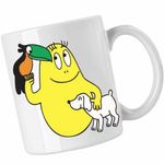 Casa si Gradina - Bucatarie si vesela - Cani si pahare - Cani si cesti - Cana Barbazoo Barbapapa Barbabee, CoolTrend, alba, 330ml - Infinity.ro