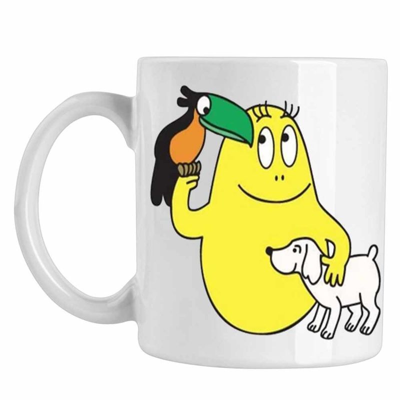 Casa si Gradina - Bucatarie si vesela - Cani si pahare - Cani si cesti - Cana Barbazoo Barbapapa Barbabee, CoolTrend, alba, 330ml - Infinity.ro
