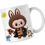 Casa si Gradina - Bucatarie si vesela - Cani si pahare - Cani si cesti - Cana Kendama Harry Potter Labubu Skin CoolTrend, alba, 330ml - Infinity.ro