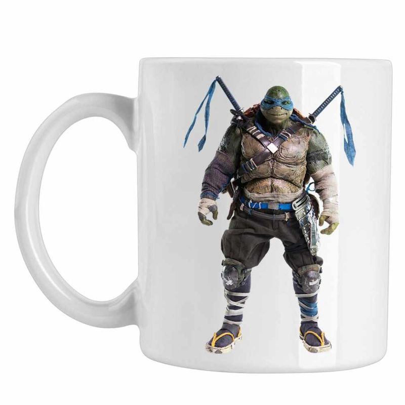 Casa si Gradina - Bucatarie si vesela - Cani si pahare - Cani si cesti - Cana Testoasele Ninja Leonardo Ninjutsu Mutant, CoolTrend, alba, 330ml - Infinity.ro