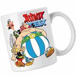 Casa si Gradina - Bucatarie si vesela - Cani si pahare - Cani si cesti - Cana Asterix Obelix Aventuri Cezar, CoolTrend, alba, 330ml - Infinity.ro