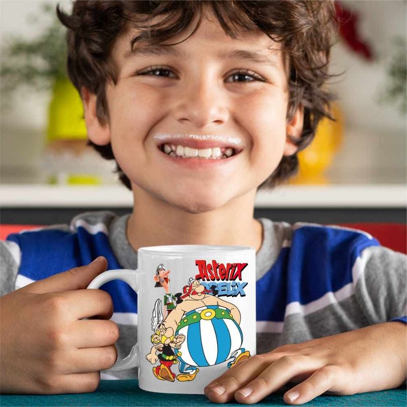 Casa si Gradina - Bucatarie si vesela - Cani si pahare - Cani si cesti - Cana Asterix Obelix Aventuri Cezar, CoolTrend, alba, 330ml - Infinity.ro