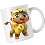 Casa si Gradina - Bucatarie si vesela - Cani si pahare - Cani si cesti - Cana Paw Patrol Cat Pack Leo Patrula Catelusilor, CoolTrend, alba, 330ml - Infinity.ro