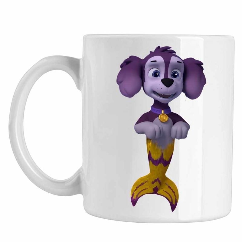 Casa si Gradina - Bucatarie si vesela - Cani si pahare - Cani si cesti - Cana Paw Patrol Merpups Baby Patrula Catelusilor Sirena, CoolTrend, alba, 330ml - Infinity.ro