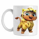 Casa si Gradina - Bucatarie si vesela - Cani si pahare - Cani si cesti - Cana Paw Patrol Cat Pack Leo Patrula Catelusilor, CoolTrend, alba, 330ml - Infinity.ro