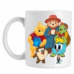 Casa si Gradina - Bucatarie si vesela - Cani si pahare - Cani si cesti - Cana Paddington Winnie the Pooh Franklin Testoasa, CoolTrend, alba, 330ml - Infinity.ro