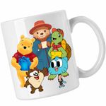 Casa si Gradina - Bucatarie si vesela - Cani si pahare - Cani si cesti - Cana Paddington Winnie the Pooh Franklin Testoasa, CoolTrend, alba, 330ml - Infinity.ro