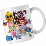Casa si Gradina - Bucatarie si vesela - Cani si pahare - Cani si cesti - Cana Fnaf Saja Boys Kpop Demon Hunters Chibi Five Nights at Freddy  CoolTrend, alba, 330ml - Infinity.ro