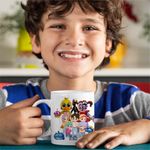 Casa si Gradina - Bucatarie si vesela - Cani si pahare - Cani si cesti - Cana Fnaf Saja Boys Kpop Demon Hunters Chibi Five Nights at Freddy  CoolTrend, alba, 330ml - Infinity.ro