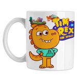 Casa si Gradina - Bucatarie si vesela - Cani si pahare - Cani si cesti - Cana Tim Rex Tommy Spatiu Dinozauri Nasa, CoolTrend, alba, 330ml - Infinity.ro